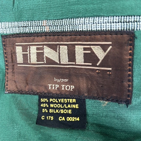 Heritage Henley Vintage Blazer Sport Coat, Union Made in Canada - Picture 9 of 16